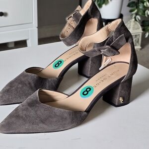 Kurt Geiger Burlington Court Women's Gray Suede Heels